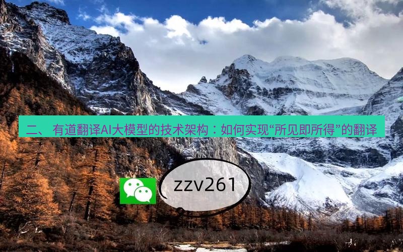 有道翻译桌面端 二、 有道翻译AI大模型的技术架构：如何实现“所见即所得”的翻译