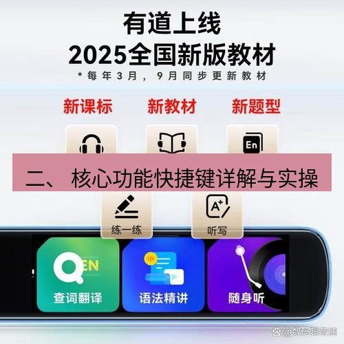 有道翻译桌面端 二、 核心功能快捷键详解与实操
