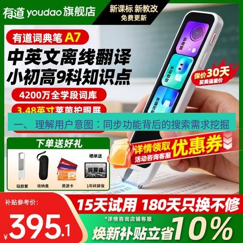 有道翻译桌面端 一、 理解用户意图：同步功能背后的搜索需求挖掘