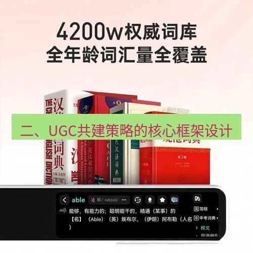 有道翻译桌面端 二、UGC共建策略的核心框架设计