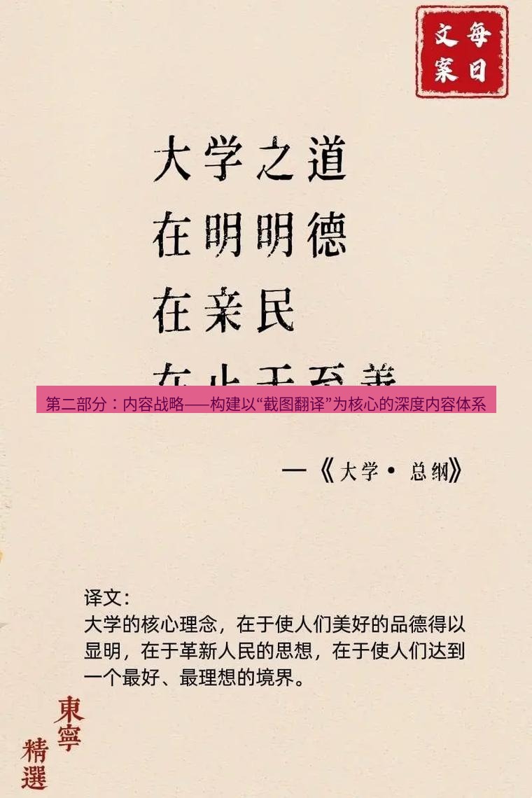 有道翻译桌面端 第二部分：内容战略——构建以“截图翻译”为核心的深度内容体系