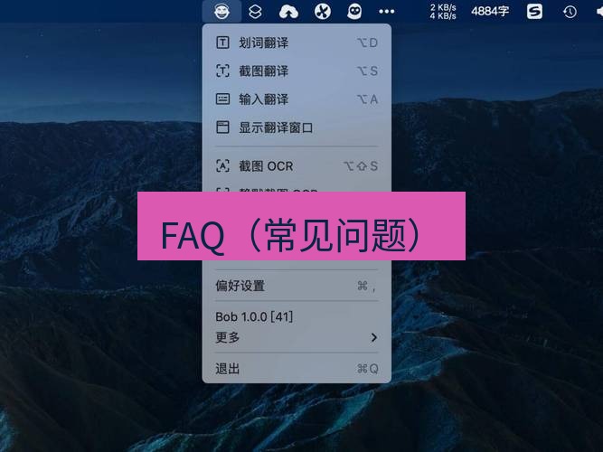 有道翻译桌面端 FAQ（常见问题）