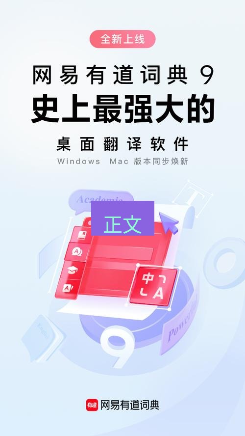 有道翻译桌面端 正文
