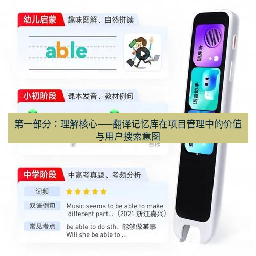 有道翻译桌面端 第一部分：理解核心——翻译记忆库在项目管理中的价值与用户搜索意图