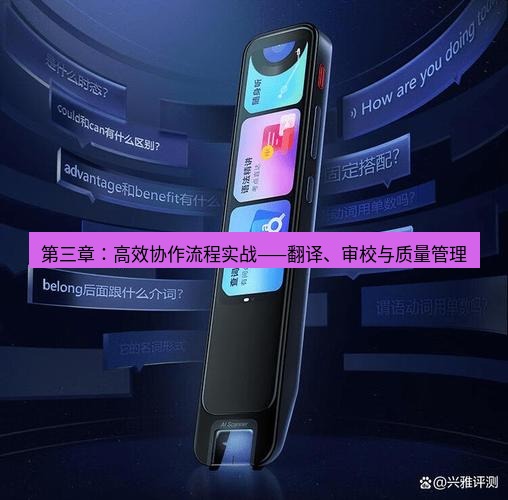 有道翻译桌面端 第三章：高效协作流程实战——翻译、审校与质量管理